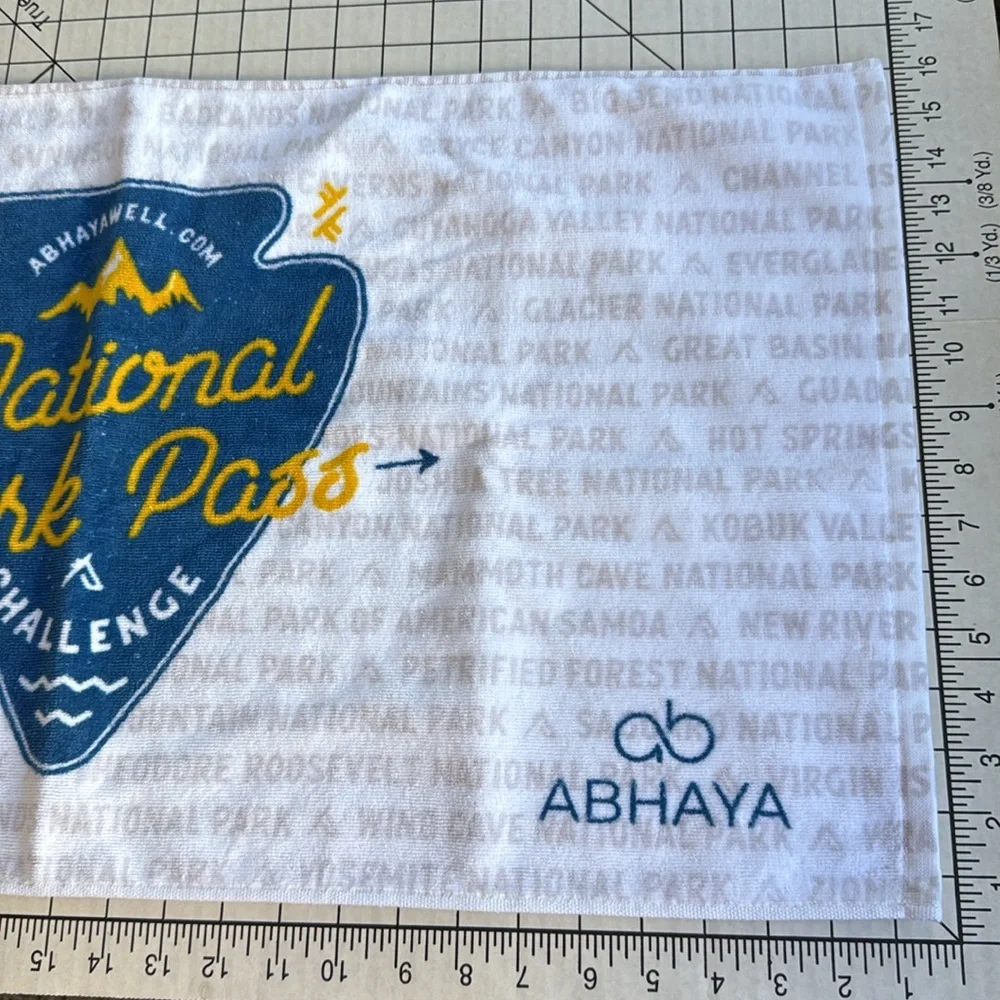 National Park Pass Challenge Souvenir Towel – AbhayaWell – Hiking & Travel